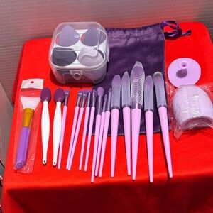 Purple Makeup Brushes